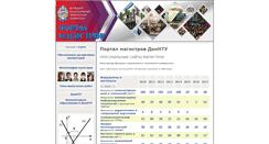 Desktop Screenshot of masters.donntu.org